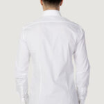 Camicia manica lunga Calvin Klein POPLIN STRETCH SLIM SHIRT Bianco - Foto 5