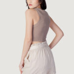 Canotta Calvin Klein Jeans MINERAL DYE RIB TANK Terra - Fango - Foto 4