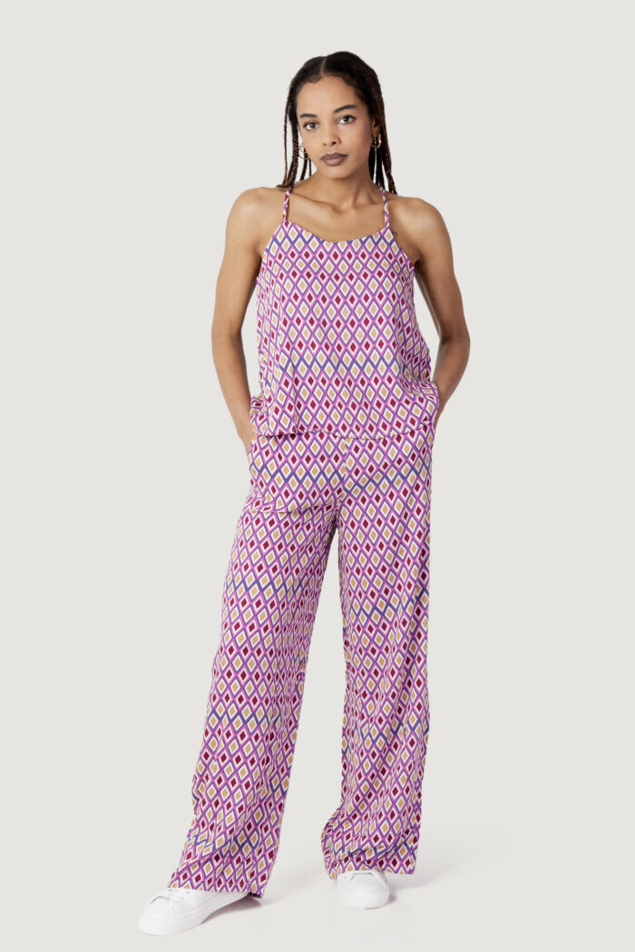 Canotta Only ONLALMA LIFE VIS CYRUS SINGLET AOP PTM Rosa – 102653