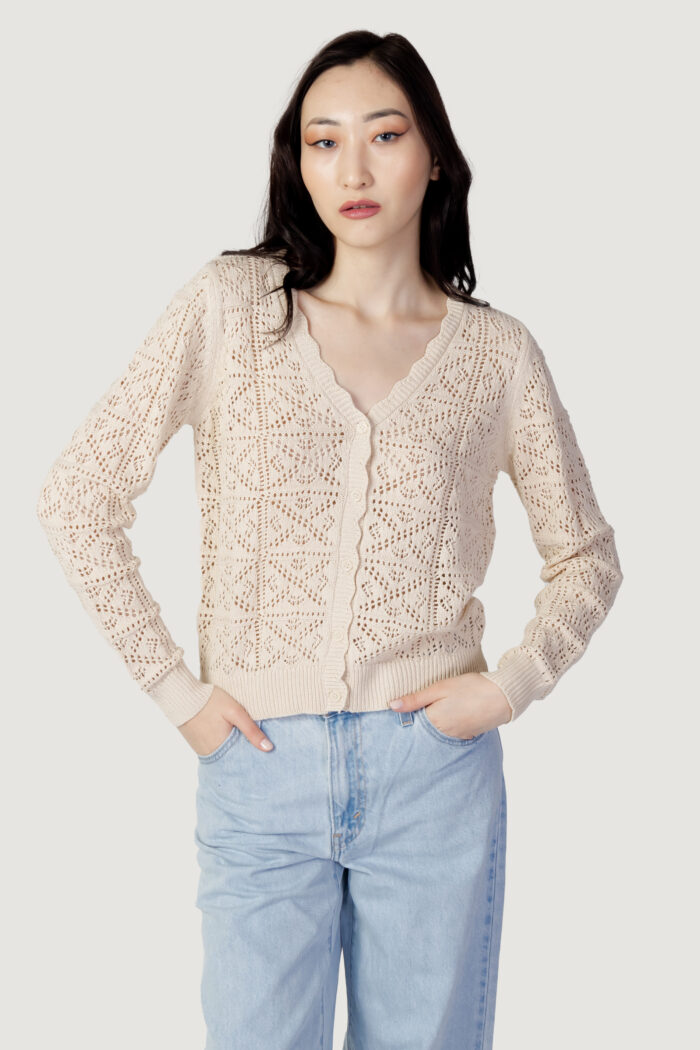 Cardigan Jacqueline De Yong JDYIDA L/S SHORT KNT Beige – 102649