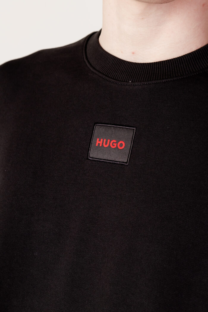 Felpa senza cappuccio Hugo JERSEY DIRAGOL212 Nero – 110261