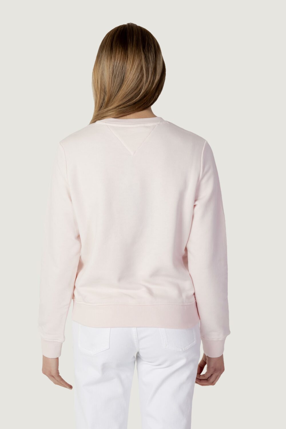 Felpa senza cappuccio Tommy Hilfiger Jeans TJW REG COLOR SERIF Rosa - Foto 5