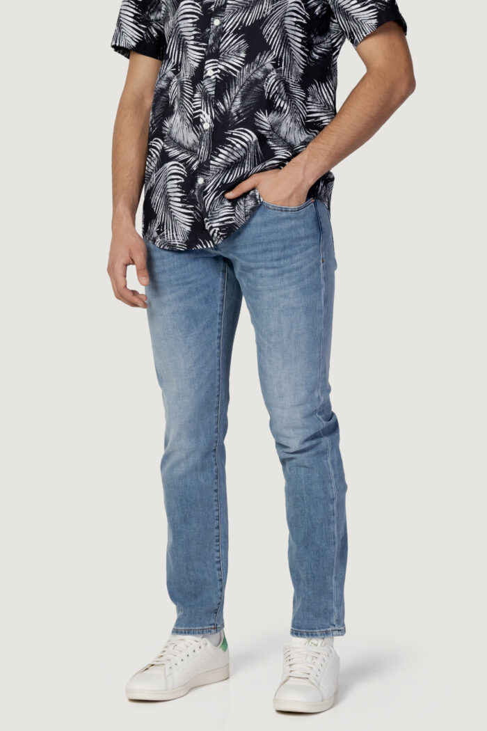 Jeans skinny Armani Exchange TINTA UNITA Denim chiaro