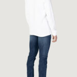 Maglia Calvin Klein Jeans MONOGRAM BADGE WAFFL J30J316610 Bianco - Foto 3