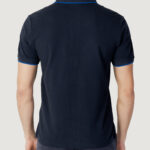 Polo manica corta Blauer. PROFILO COLLO BICOLORE Blue scuro - Foto 4