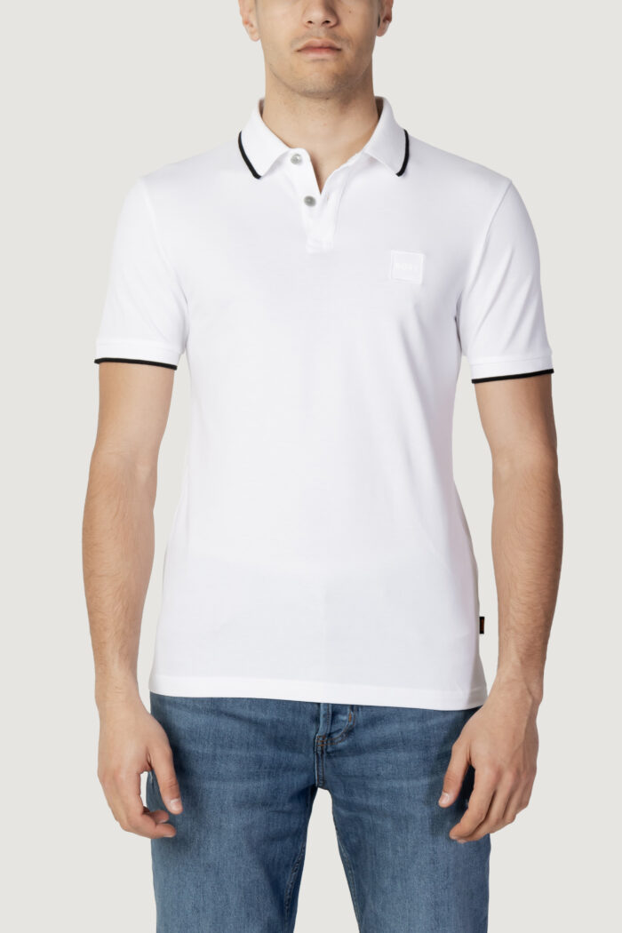 Polo manica corta Boss JERSEY PASSERTRIP Bianco – 111234