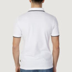 Polo manica corta Boss JERSEY PASSERTRIP Bianco - Foto 3