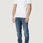 Polo manica corta Boss JERSEY PASSERTRIP Bianco - Foto 4