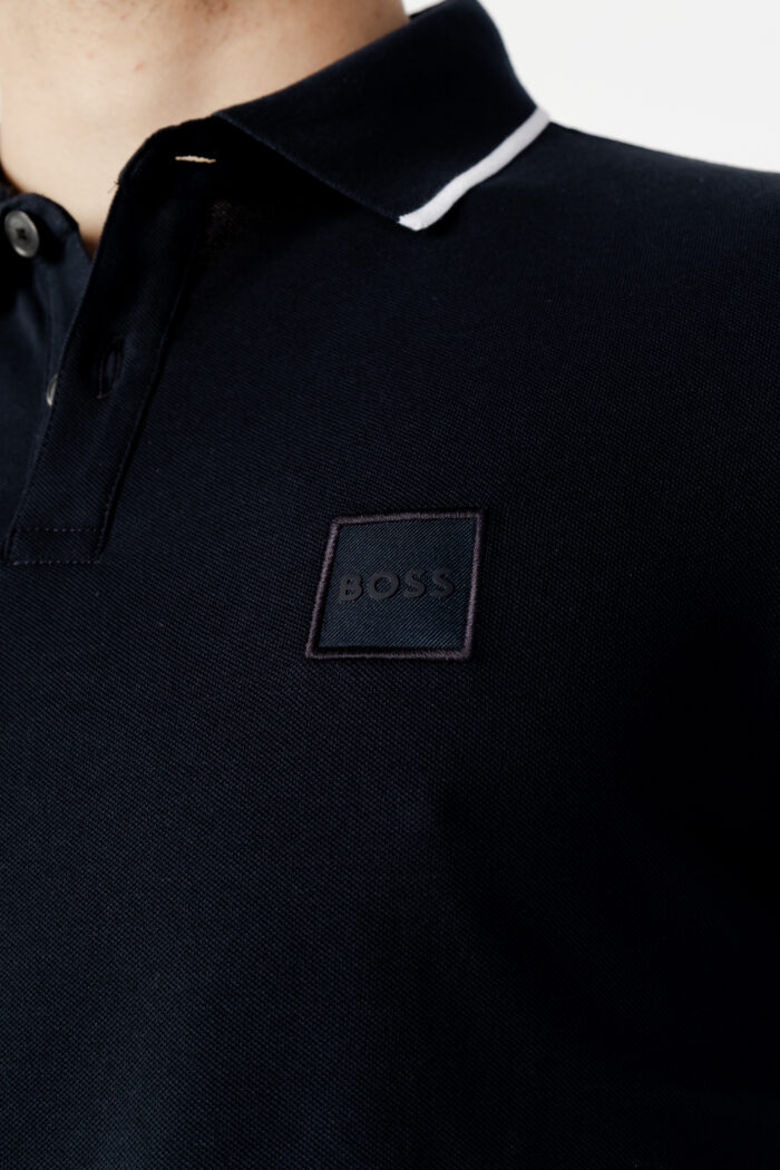 Polo manica corta Boss JERSEY PASSERTRIP Blue scuro – 111234