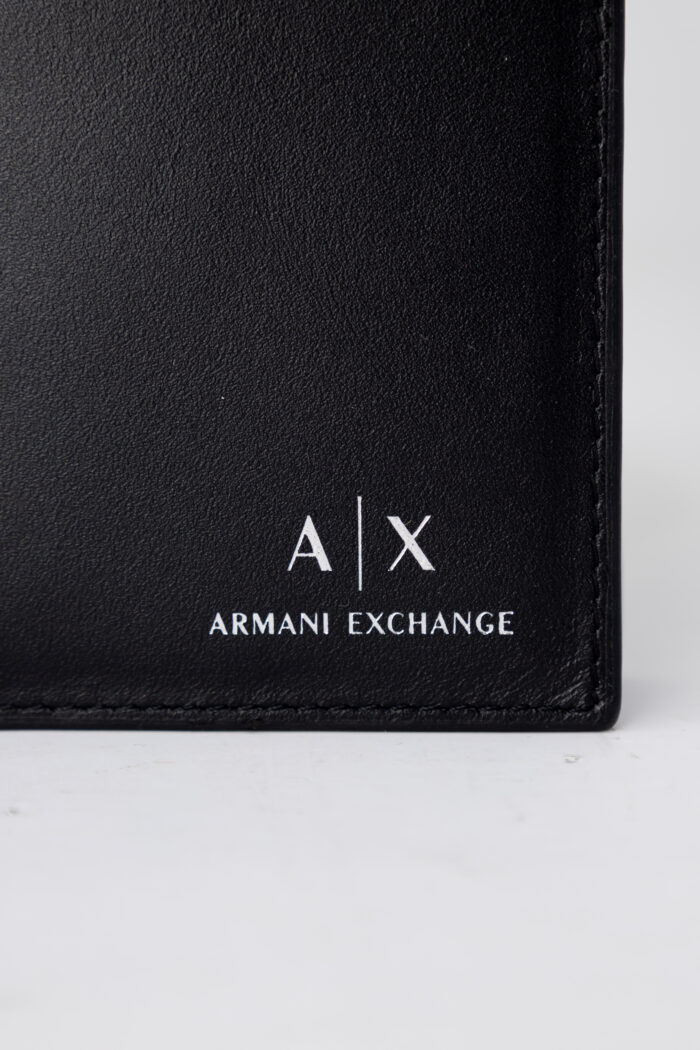 Portafoglio con portamonete Armani Exchange LOGO Nero – 112014