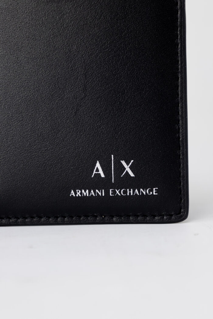 Portafoglio con portamonete Armani Exchange LOGO Nero – 112013