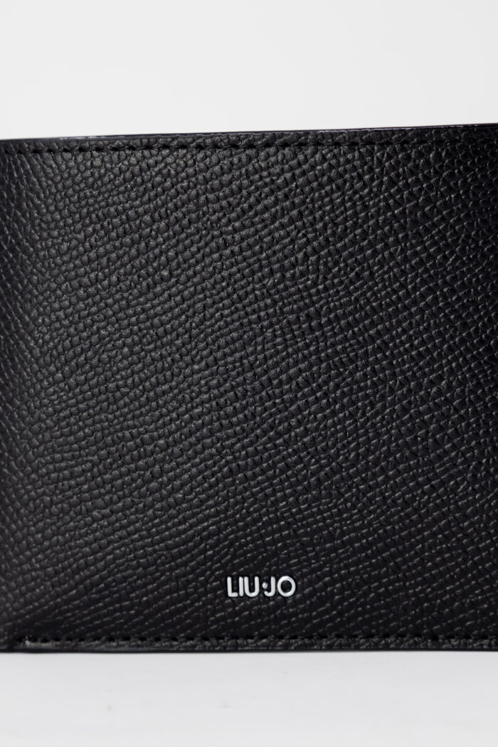 Portafoglio con portamonete Liu-jo LOGO Nero – 110466