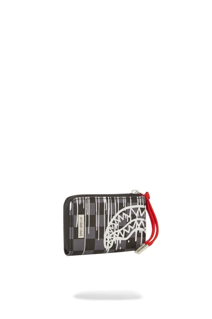 Portafoglio con portamonete Sprayground PLATINUM DRIPS WALLET Nero – 111472