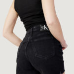 Shorts Calvin Klein Jeans MOM SHORT Nero - Foto 4