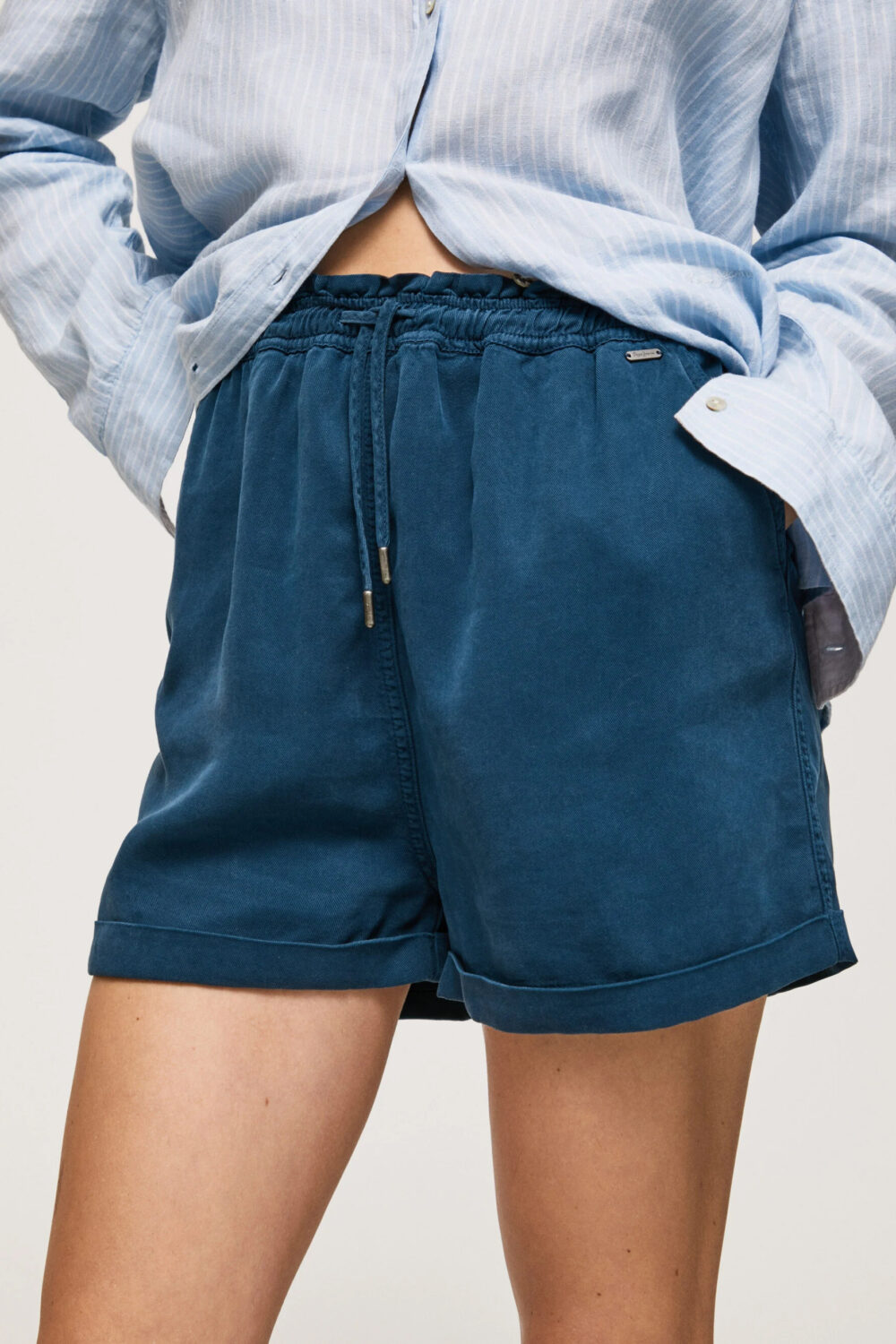 Shorts Pepe Jeans BRIGITTE Blu marine - Foto 3