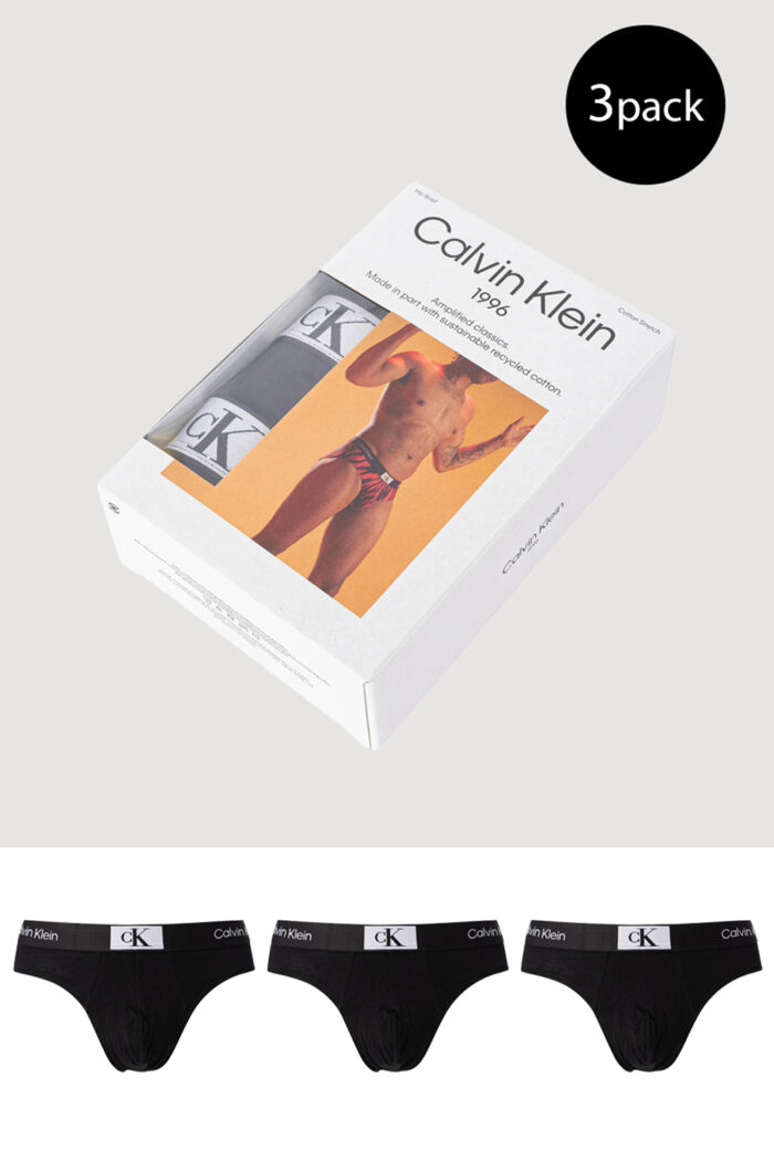 Slip Calvin Klein Underwear HIP BRIEF 3PK Nero – 105820
