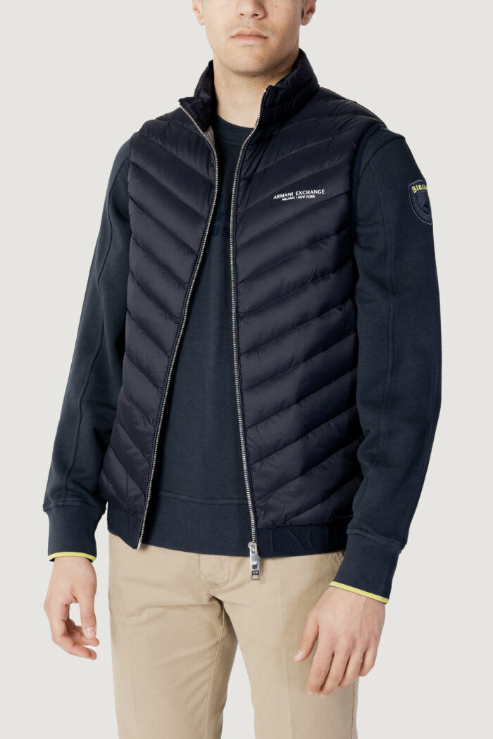 Smanicato Armani Exchange DOWN WAISTCOAT Blu – 72529