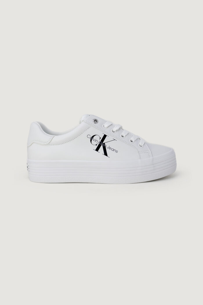 Sneakers Calvin Klein VULC FLATFORM LACEUP Bianco – 112924