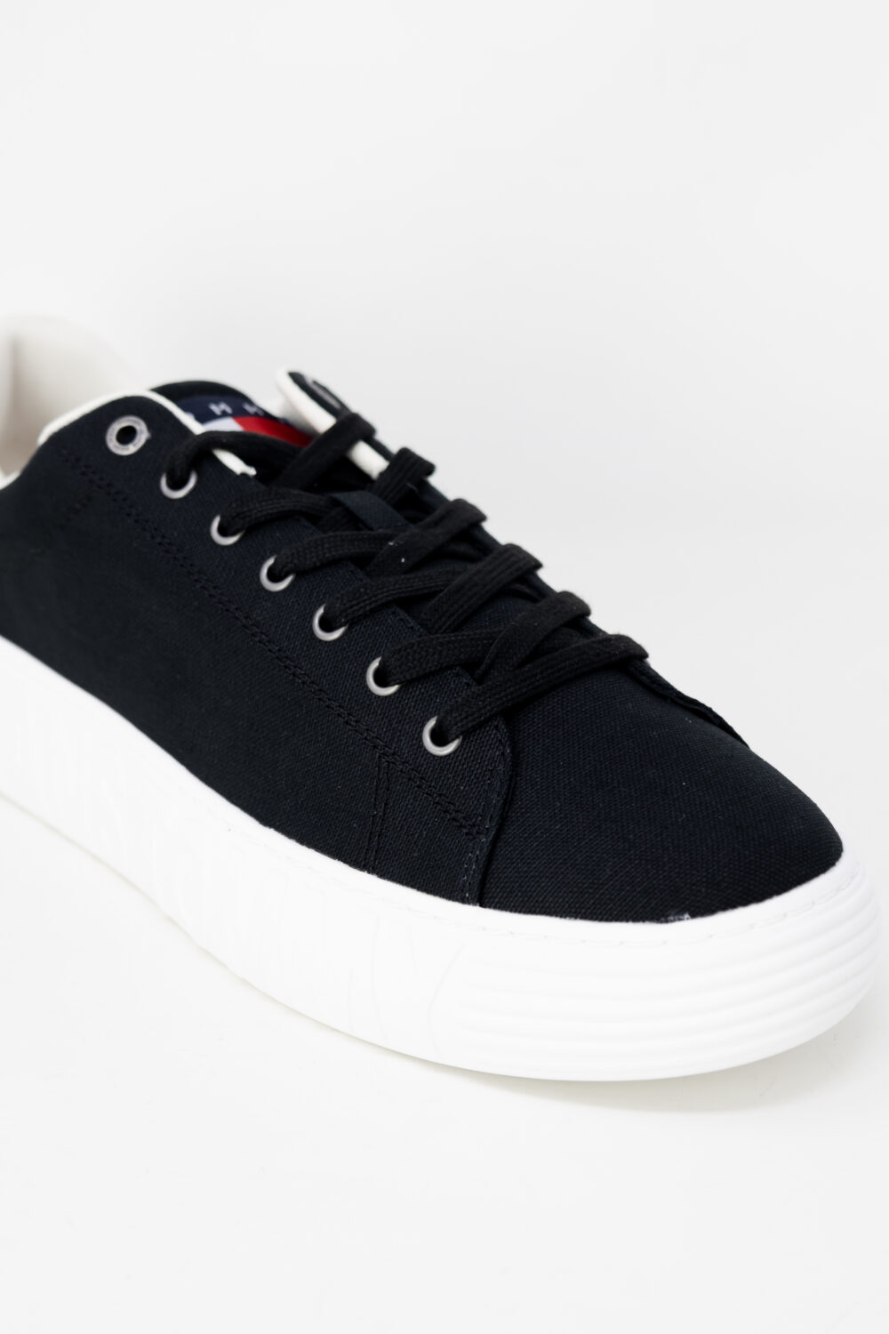 Sneakers Tommy Hilfiger Jeans TOMMY JEANS CANVAS O Nero - Foto 3