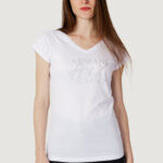 T-shirt Armani Exchange LOGO swarovski Bianco - Foto 1