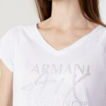 T-shirt Armani Exchange LOGO swarovski Bianco - Foto 2