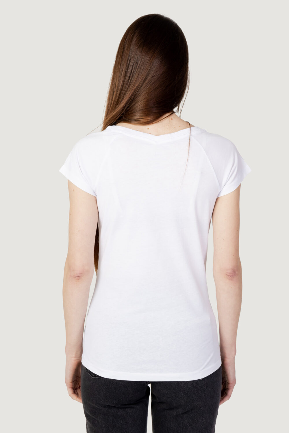 T-shirt Armani Exchange LOGO swarovski Bianco - Foto 3
