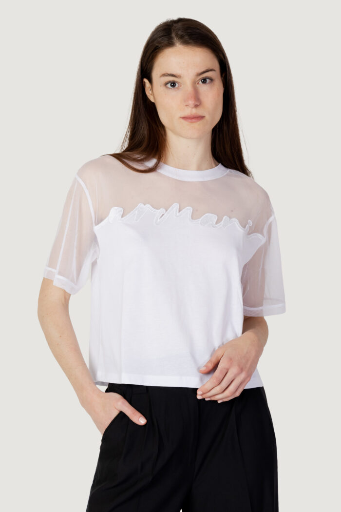 T-shirt Armani Exchange TRASPARENZA Bianco – 104275