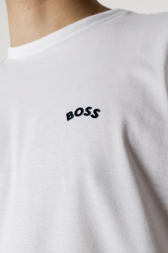 T-shirt Boss JERSEY TEE CURVED Bianco – 109484