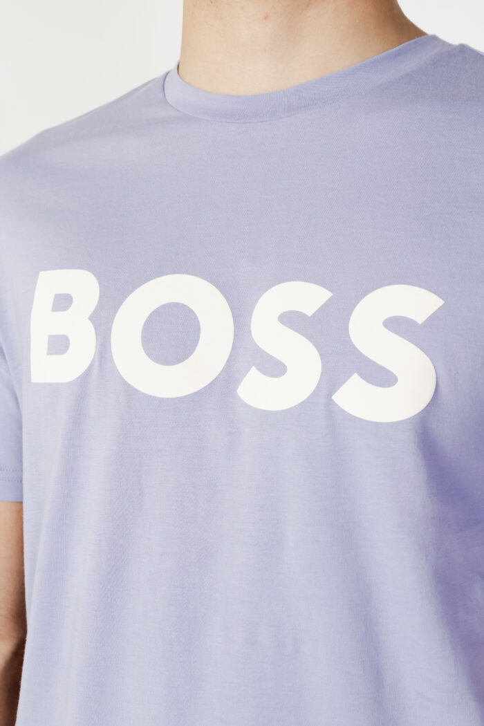 T-shirt Boss JERSEY THINKING 1 Lilla – 112011
