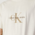 T-shirt Calvin Klein Jeans MONOLOGO MINERAL DYE Beige - Foto 2