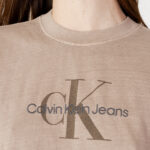 T-shirt Calvin Klein Jeans MINERAL DYE TEE Beige scuro - Foto 2