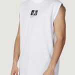 T-shirt Calvin Klein Jeans CK BOX SLEEVELESS TA J30J322878BEH Bianco - Foto 1