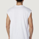 T-shirt Calvin Klein Jeans CK BOX SLEEVELESS TA J30J322878BEH Bianco - Foto 4