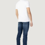 T-shirt Calvin Klein Jeans CORE MONOLOGO POCKET SLIM TEE Bianco - Foto 4