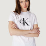 T-shirt Calvin Klein Jeans CORE MONOLOGO REGULAR Bianco - Foto 1