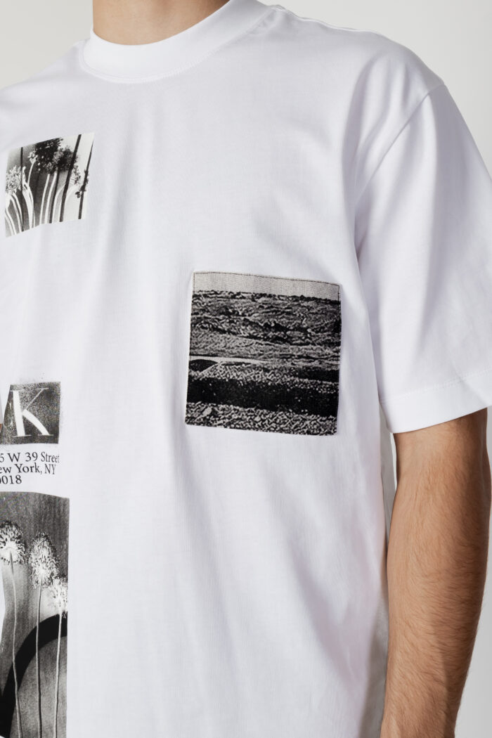 T-shirt Calvin Klein MULTI LANDSCAPE GRAP Bianco – 101397
