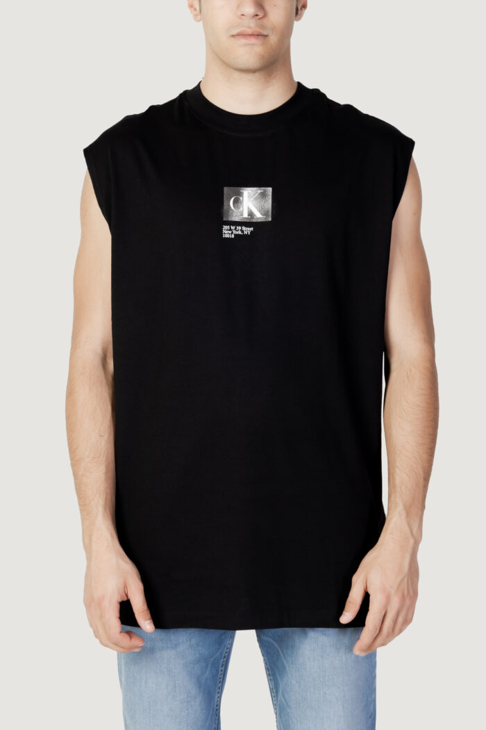T-shirt Calvin Klein CK BOX SLEEVELESS TA J30J322878BEH Nero – 101405