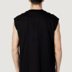 T-shirt Calvin Klein Jeans CK BOX SLEEVELESS TA J30J322878BEH Nero - Foto 4