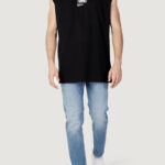 T-shirt Calvin Klein Jeans CK BOX SLEEVELESS TA J30J322878BEH Nero - Foto 5
