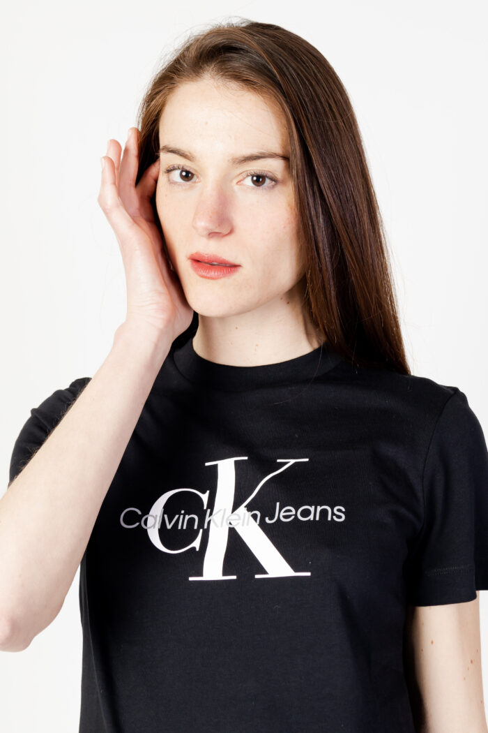 T-shirt Calvin Klein CORE MONOLOGO REGULAR Nero – 112148