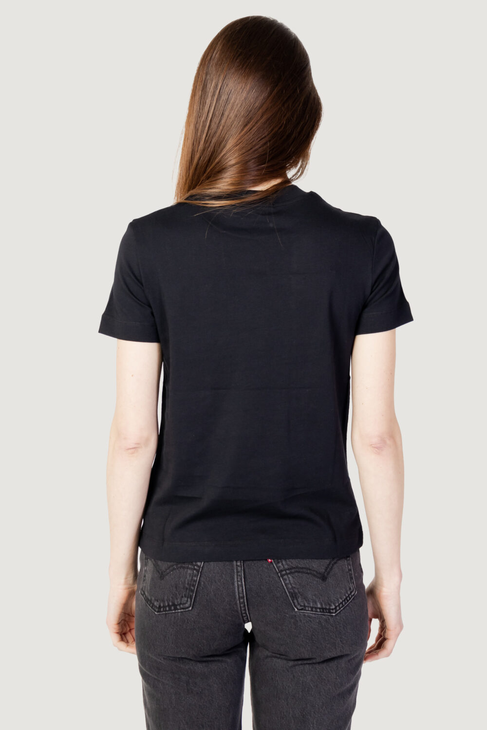T-shirt Calvin Klein Jeans CORE MONOLOGO REGULAR Nero - Foto 3