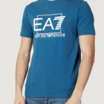 T-shirt EA7 STAMPA LOGO Blu - Foto 1