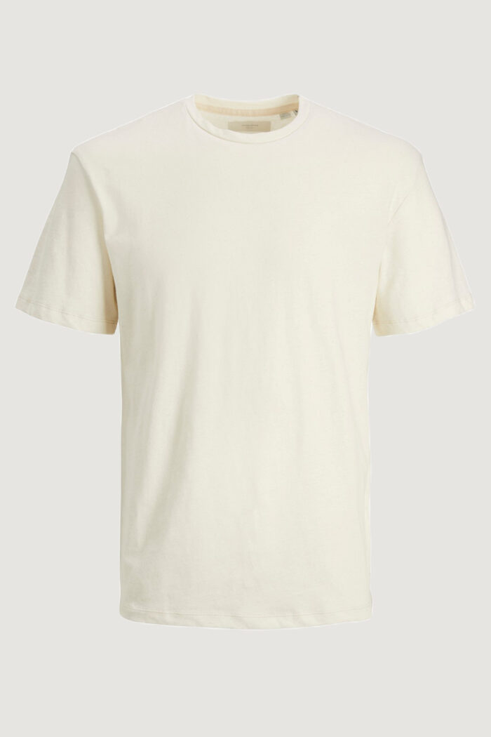 T-shirt Jack Jones JPRCC SOFT LINEN BLEND TEE SS SOLID LN Panna – 110434