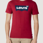 T-shirt Levi's® GRAPHIC CREWNECK TEE Bordeaux - Foto 1
