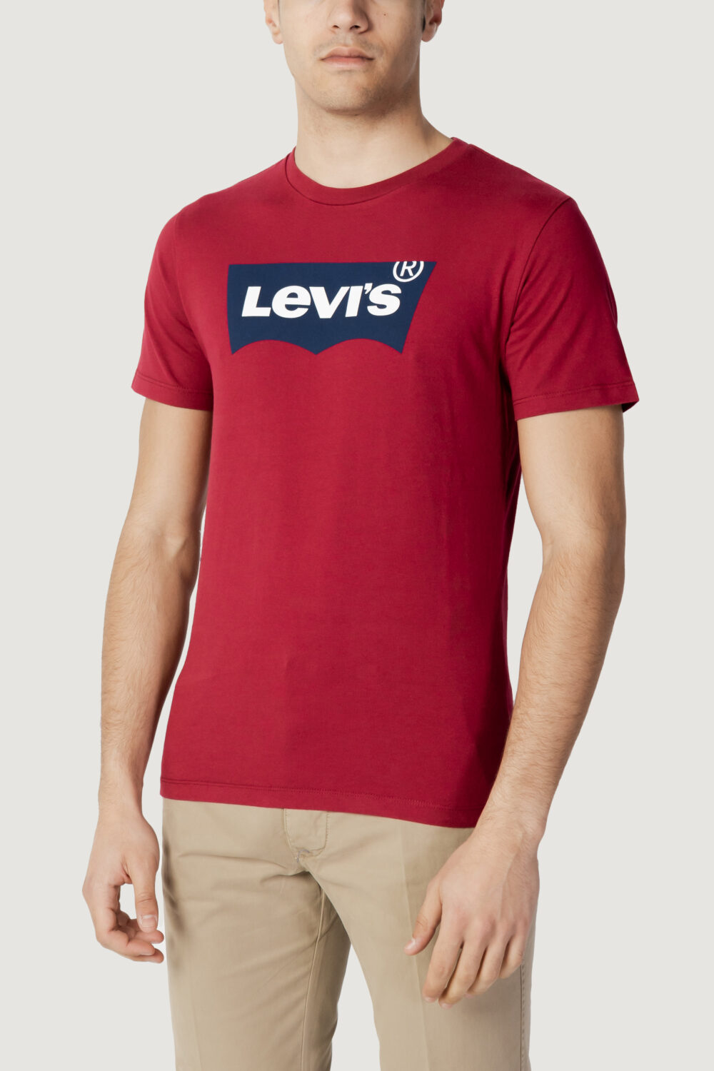 T-shirt Levi's® GRAPHIC CREWNECK TEE Bordeaux - Foto 4
