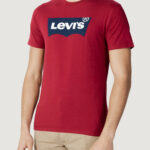 T-shirt Levi's® GRAPHIC CREWNECK TEE Bordeaux - Foto 4