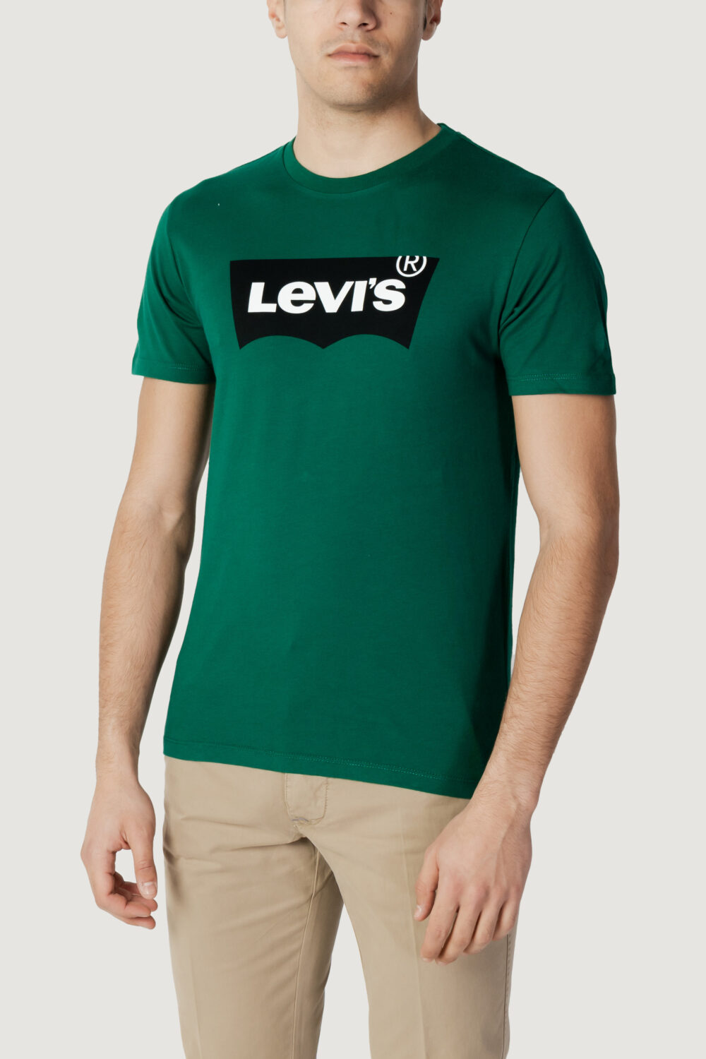 T-shirt Levi's® GRAPHIC CREWNECK TEE Verde - Foto 1
