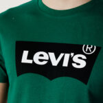 T-shirt Levi's® GRAPHIC CREWNECK TEE Verde - Foto 2