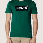 T-shirt Levi's® GRAPHIC CREWNECK TEE Verde - Foto 5