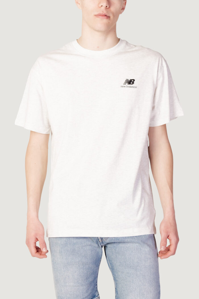 T-shirt New Balance UNI-SSENTIALS COTTON Grigio Chiaro – 110408